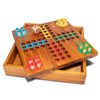 BrainCandy Wooden Travel Games (Wooden Pachisi)