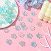 COGCHARGER 100Pcs Acrylic Flower Beads Cherry Blossom Acrylic Beads Flower