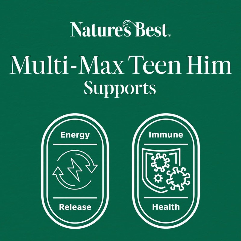 Nature's Best Multi-Max Multivitamin for Teen Him - with Vitamin