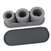 Hollow Cylinder Ice Cube Tray Quick Release Silicone High Low