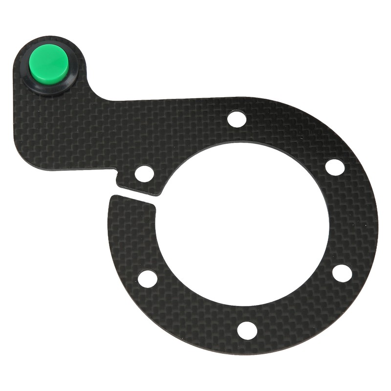 Steering Wheel Horn Button 6 Hole Carbon Fiber Comfortable Touch