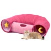 PAOPO Cat Tunnel, Large Indoor Durable Collapsible Interactive Cat Tube