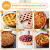 Beasea 6 Inch Tart Pan, 8pcs Small Tart Pie Pans