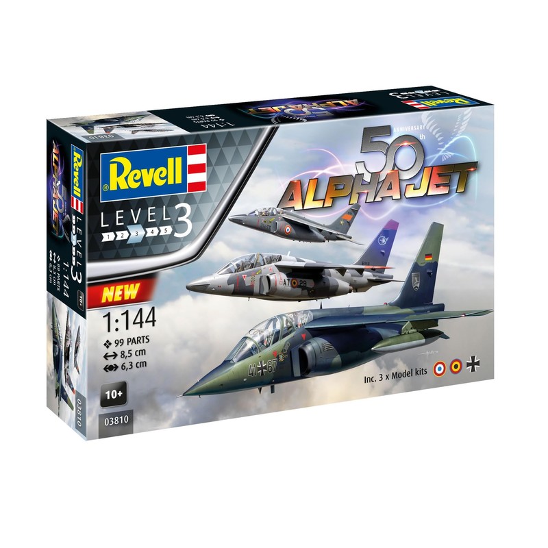 Revell Model Kit 50th Anniversary Alpha Jet I Scale Replica