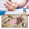Feather Pen Set Gold Head Dipped Water Vintage Writing Tool
