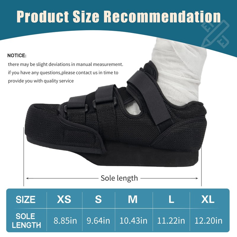 GHORTHOUD Sporty Footrest Shoe with Forefoot Protection - Closed Toe
