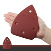LEONTOOL 30 Pcs Mouse Sandpaper 1000 Grit 6 Hole Hook