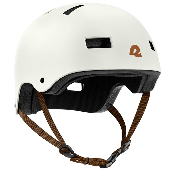 Retrospec Dakota Bicycle / Skateboard Helmet for Adults - Commuter, Bike, Skate, Scooter, Longboard & Incline Skating -Highly Protective & Premium Ventilation- Large - Matte Eggshell