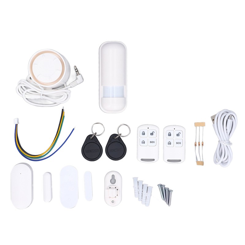 WiFi Home Alarm System Dual Way Voice GSM Smart Security
