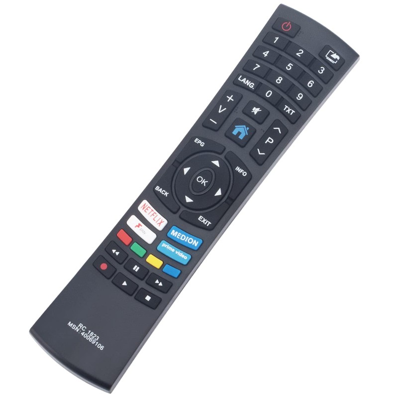 VINABTY RC1823 Replacement Remote Control Suitable for Medion Smart Full