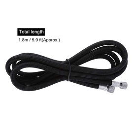 1.8 m EVA Braided Airbrush Hose Air Tube Airbrush 1/8 - 1/4 Inch Adapter Fitting Ends Coupling