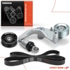 A-Premium Engine Serpentine Belt Drive Kit Compatible with Honda Civic