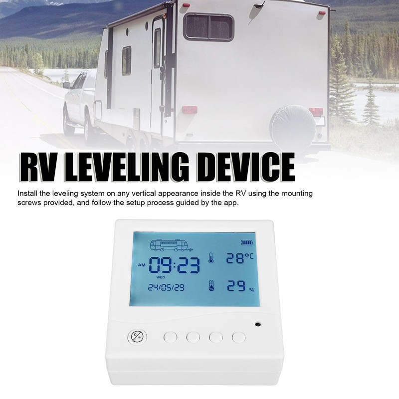 Luocute Wire Less RV Leveling System, Campers Travel Trailer Leveling