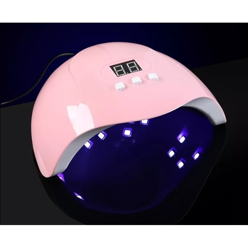 Yuqing Lámpara Para Uña Led Uv Digital Display Temporizador 54w