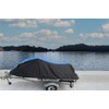 SBU Black/Blue Heavy-Duty, 600 Denier Trailerable PWC Jet Ski Cover