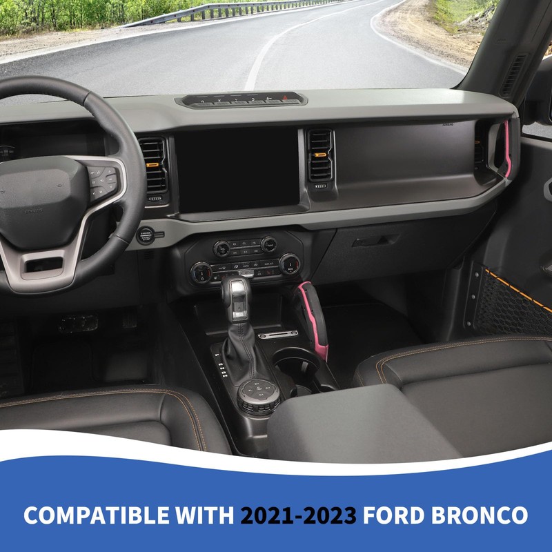 RAZPOY Center Console Dash Grab Handle Cover Trim Compatible with