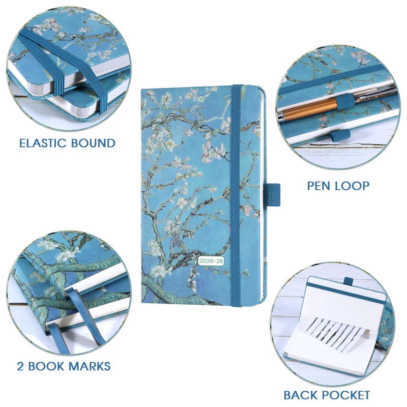 2026-2028 Pocket Planner/Calendar - 3 Year Monthly Planner 2026-2028, Jan