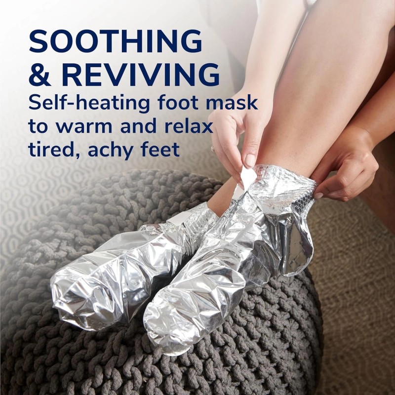 Self-Heating Foot Mask Booties for Tired Achy Feet Relaxing &