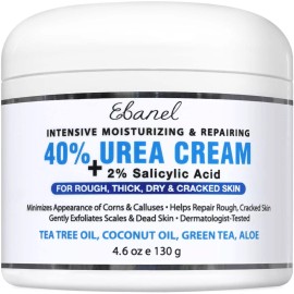 Govee Urea Cream 40% plus Salicylic Acid 2%, Foot Cream for Dry Cracked Heels Feet Kne