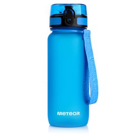 Meteor Water Bottle Children Leak-Proof Water Bottle School Nursery Sports Bottle Men's Fruit Bottle Quick Water Flow Children's Bottle Camping Women's Water Bottle, blue, 650ml