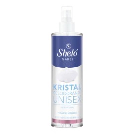 Kristal Desodorante Unisex Shelo Nabel® 265ml. 3 Pack Sin Aroma