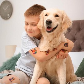 Animals Temporary Tattoos for Kids - 60Pcs Cute Tattoo Stickers for Girls Boys Body Arm Shoulder, Birthday Party Decoration Supplies Gifts