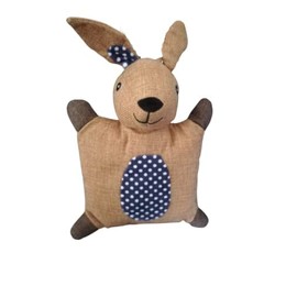 Easter Dog Toy - Bunny Crinkle Dog Toy with Squeaker Tail, Pet Gifts, Plush Toy