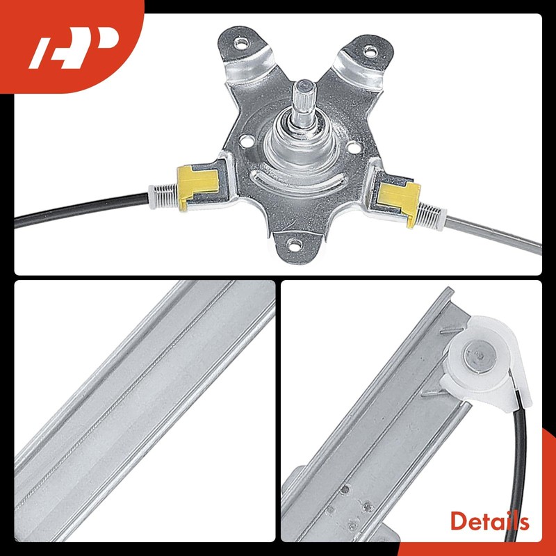 A-Premium Manual Window Regulator Compatible with Nissan Frontier 2005-2019 &