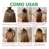 Extensiones De Cabello Ondulado Natural Clip Cortinas 7 Pzas