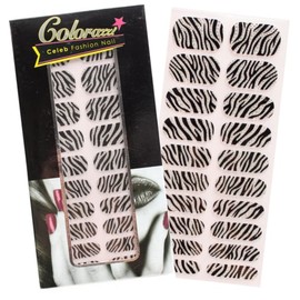 BTOB World Colorachi Nail Stickers (Jewel Zebra) / Nail Af DIY Nail / 컬러라치 네일스티커(쥬얼 지브라)/네일아프 셀프네일