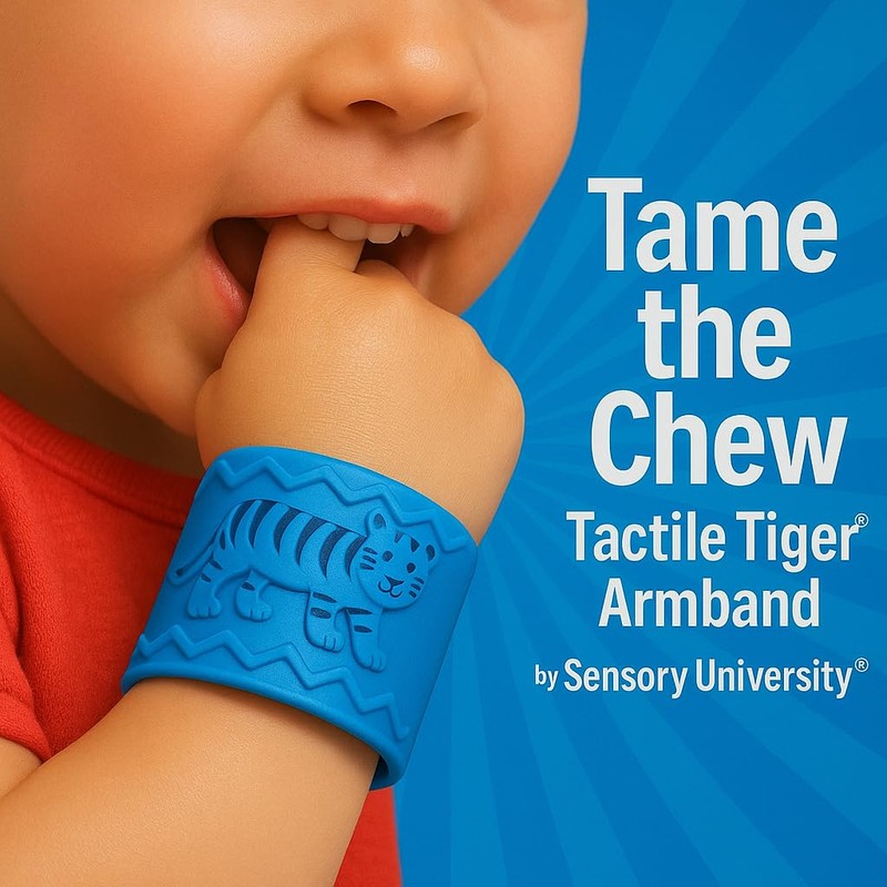 Sensory University Tactile Tiger CHEWABLE Armband