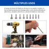 9pcs Hex Drill Bit Set, 5-13mm Power Socket Set CR-V