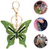 Butterfly Keychain Crystal Rhinestone Sparkling Keychain Bling Key Fob Holder