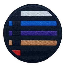 Brazilian Jiu Jitsu Patch (3 Inch) Embroidered Iron/Sew-on Badge BJJ Kimono Martial Arts Patches