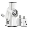 GDL Rotary Cheese Grater,Vegetable Grater for Kitchen with Three Interchangeable