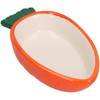 Small Animals Small Lettuce Green Leaf & Carrot Feeding Bowl