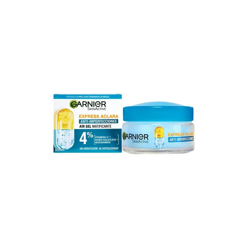 Garnier Express Aclara Anti Imperfecciones Air Gel Mate