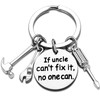Funny Uncle Keyring - Birthday Gift for Uncle Keychain