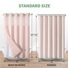 Blush No Hook Shower Curtain with Snap-in Fabric Liner Set,Slub