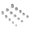 75Pcs Stainless Steel Threaded Inserts Nuts Assortment Tool Kit for