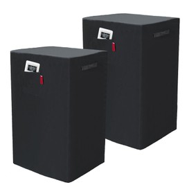 2 Pieces Indoor Portable Air Conditioner Cover, AC Unit Dustproof Storage Protection Cover for Mobile AC. Fits SereneLife 8000 BTU (SLPAC8) etc 18.9"L x 15.7"Wx 29.5"H Black