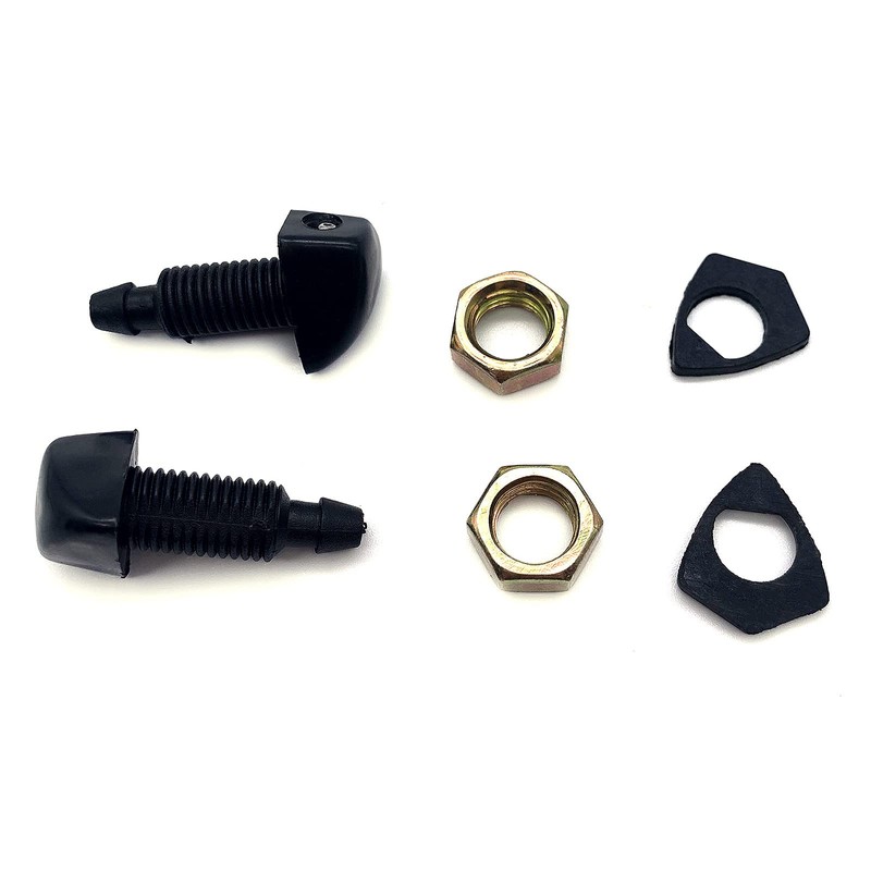 Zoucsj (2 of Pack)10mm Gm Front Windshield Wiper Washer Nozzle