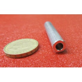 Basic Aluminum Spacer, NO. 10 Screw, 3/8" OD x .192" ID x 2.00" Length, 4 pcs