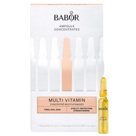 BABOR Multi Vitamin, Serum Ampoules for the Face, with Vitamin E for a Strengthened Skin Barrier, Ampoule Concentrates, 7 x 2 ml