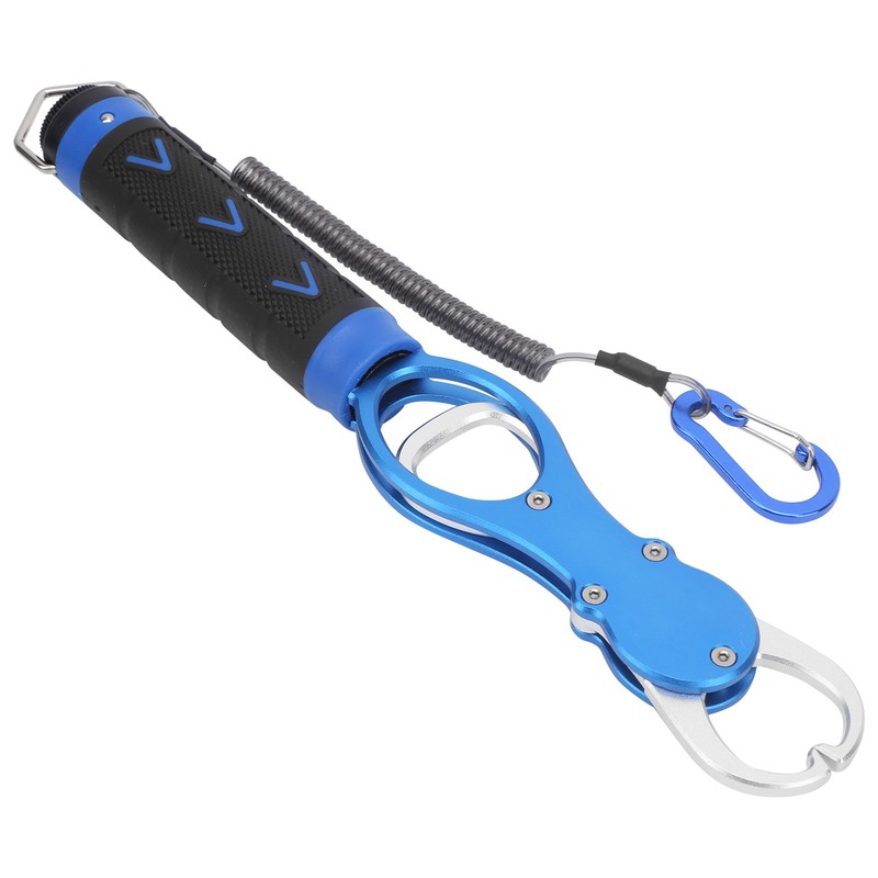 Aluminum Alloy Fish Controller with Scale Portable Weighing Fishing Lip