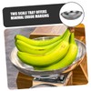 STOBAZA 2pcs Stainless Steel Food Scale Bowl Electronic Scale Tray