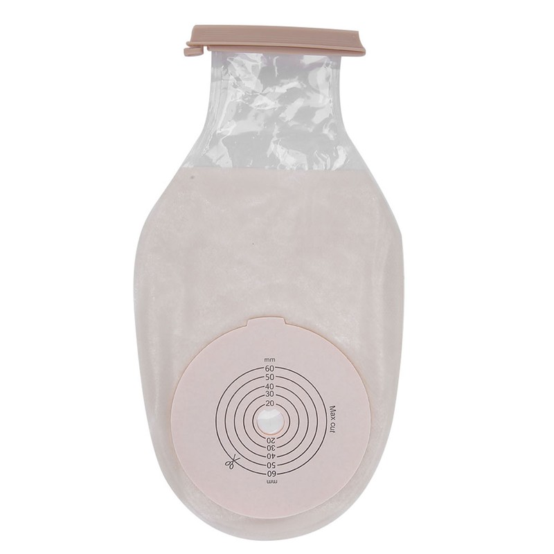 10pcs OnePiece Silicone Colostomy Bag SkinFriendly Ostomy Bag Pouch for