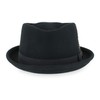 Belfry Crushable Porkpie Large, Black