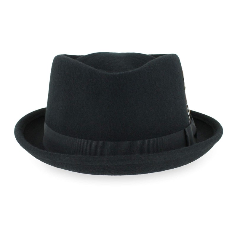 Belfry Crushable Porkpie Large, Black