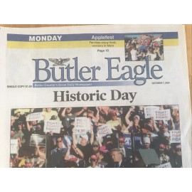 Trump rally Oct 2024 Butler Eagle Newspaper